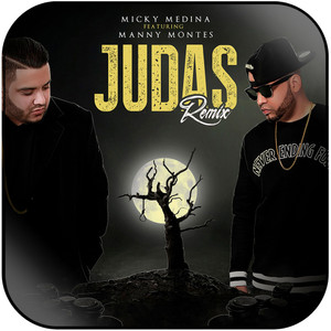 Micky Medina Judas Remix Album Cover Sticker Micky Medina Judas Remix Album Cover Sticker