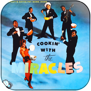 The Miracles Cookin With The Miracles Album Cover Sticker
