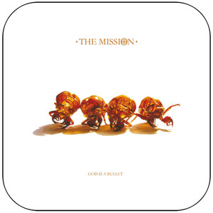 The Mission God Is A Bullet Album Cover Sticker The Mission God Is A Bullet Album Cover Sticker