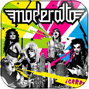 Moderatto Grrr Album Cover Sticker