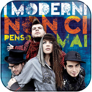 I moderni Non Ci Penso Mai Album Cover Sticker