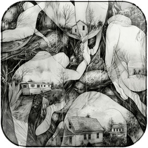 MONO Rays Of Darkness Album Cover Sticker MONO Rays Of Darkness Album Cover Sticker