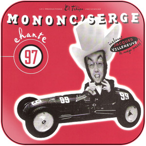 Mononc Serge Chante 97 Album Cover Sticker Mononc Serge Chante 97 Album Cover Sticker