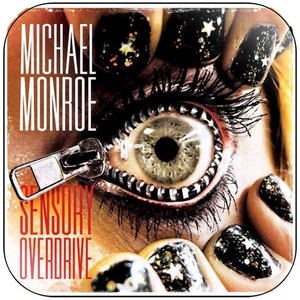 Michael Monroe Sensory Overdrive Album Cover Sticker Michael Monroe Sensory Overdrive Album Cover Sticker