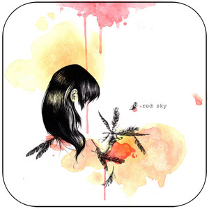 Moon Hooch Red Sky Album Cover Sticker