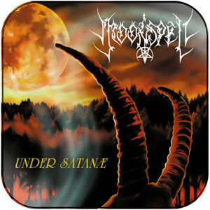 Moonspell Under Satan Album Cover Sticker Moonspell Under Satan Album Cover Sticker