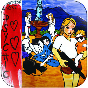 Thurston Moore Psychic Hearts Album Cover Sticker