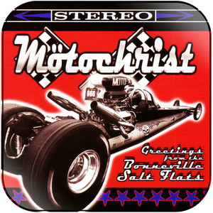 Motochrist Greetings From The Bonneville Salt Flats Album Cover Sticker Motochrist Greetings From The Bonneville Salt Flats Album Cover Sticker