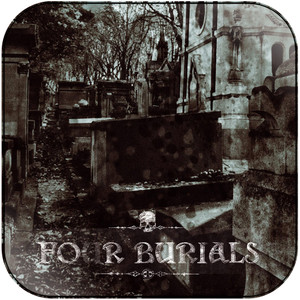 Mournful Congregation Four Burials Album Cover Sticker Mournful Congregation Four Burials Album Cover Sticker