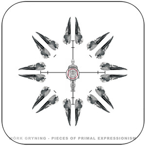 Mork Gryning Pieces Of Primal Expressionism Album Cover Sticker