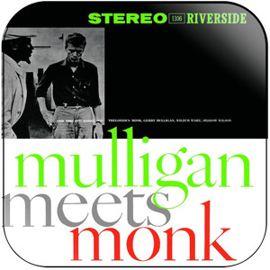 Gerry Mulligan Mulligan Meets Monk Album Cover Sticker Gerry Mulligan Mulligan Meets Monk Album Cover Sticker