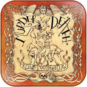 Murder by Death Red Of Tooth And Claw Album Cover Sticker Murder by Death Red Of Tooth And Claw Album Cover Sticker