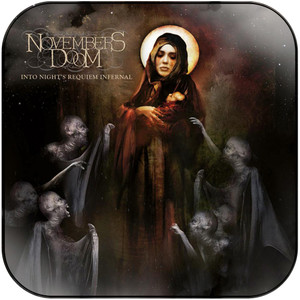 Novembers Doom Into Nights Requiem Infernal Album Cover Sticker Novembers Doom Into Nights Requiem Infernal Album Cover Sticker