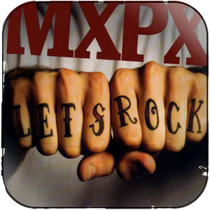 MxPx Lets Rock Album Cover Sticker MxPx Lets Rock Album Cover Sticker