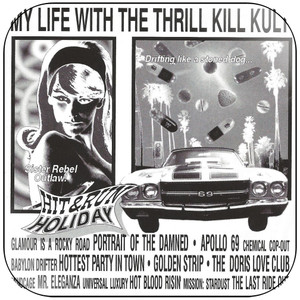 My Life With the Thrill Kill Kult Hit Run Holiday Album Cover Sticker