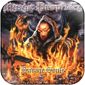 Mystic Prophecy Savage Souls Album Cover Sticker Mystic Prophecy Savage Souls Album Cover Sticker