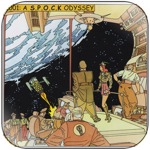 SPOCK 2001 A Spock Odyssey Album Cover Sticker SPOCK 2001 A Spock Odyssey Album Cover Sticker