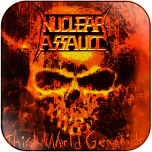 Nuclear Assault Third World Genocide Album Cover Sticker Nuclear Assault Third World Genocide Album Cover Sticker