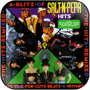 Salt-N-Pepa A Blitz Of Salt N Pepa Hits The Hits Remixed Album Cover Sticker Salt-N-Pepa A Blitz Of Salt N Pepa Hits The Hits Remixed Album Cover Sticker