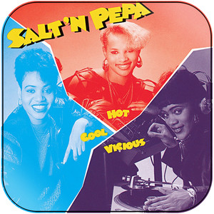 Salt-N-Pepa Hot Cool Vicious Album Cover Sticker Salt-N-Pepa Hot Cool Vicious Album Cover Sticker