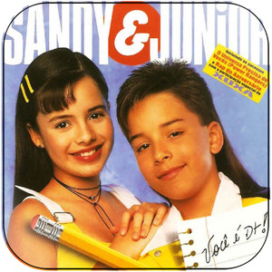 Sandy and Junior Voc D Album Cover Sticker Sandy and Junior Voc D Album Cover Sticker