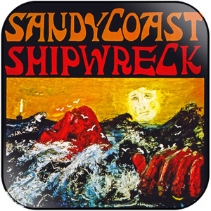 Sandy Coast Shipwreck Album Cover Sticker