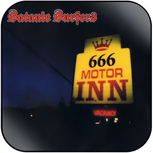 Satanic Surfers 666 Motor Inn Album Cover Sticker Satanic Surfers 666 Motor Inn Album Cover Sticker