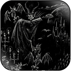 Satanic Warmaster In Eternal Fire Ghost Wolves Album Cover Sticker Satanic Warmaster In Eternal Fire Ghost Wolves Album Cover Sticker