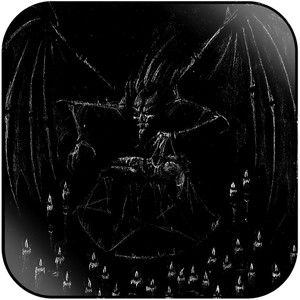 Satanic Warmaster Winters Hunger Torches Album Cover Sticker Satanic Warmaster Winters Hunger Torches Album Cover Sticker