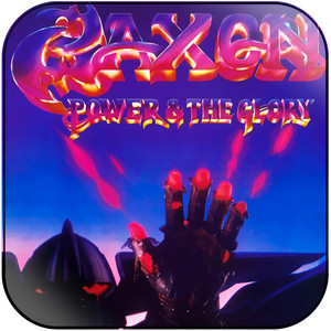 Saxon Power The Glory Album Cover Sticker Saxon Power The Glory Album Cover Sticker