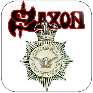 Saxon Strong Arm Of The Law Album Cover Sticker Saxon Strong Arm Of The Law Album Cover Sticker