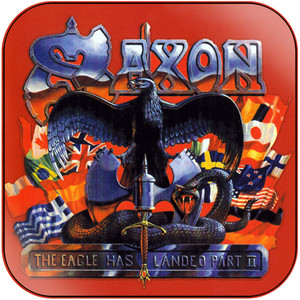 Saxon The Eagle Has Landed Ii Album Cover Sticker Saxon The Eagle Has Landed Ii Album Cover Sticker