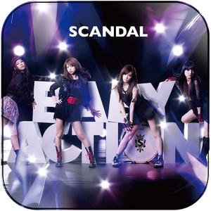 SCANDAL Baby Action Album Cover Sticker SCANDAL Baby Action Album Cover Sticker