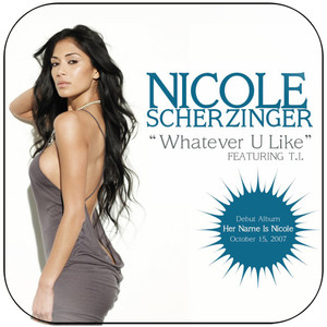 Nicole Scherzinger Whatever U Like Album Cover Sticker Nicole Scherzinger Whatever U Like Album Cover Sticker
