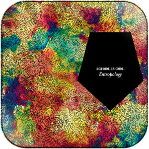 School Is Cool Entropology Album Cover Sticker School Is Cool Entropology Album Cover Sticker