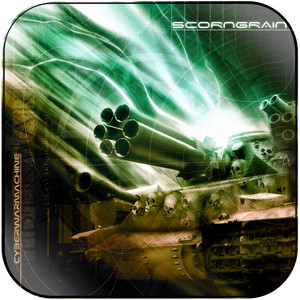 Scorngrain Cyberwarmachine Album Cover Sticker