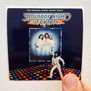 Original Soundtrack Saturday Night Fever Album Cover Sticker