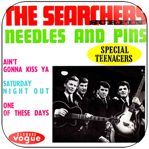 The Searchers Needles Pins Album Cover Sticker The Searchers Needles Pins Album Cover Sticker
