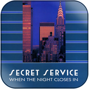 Secret Service When The Night Closes In Album Cover Sticker Secret Service When The Night Closes In Album Cover Sticker