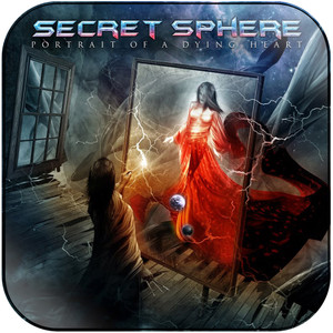 Secret Sphere Portrait Of A Dying Heart Album Cover Sticker Secret Sphere Portrait Of A Dying Heart Album Cover Sticker