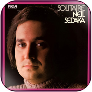 Neil Sedaka Solitaire Album Cover Sticker Neil Sedaka Solitaire Album Cover Sticker