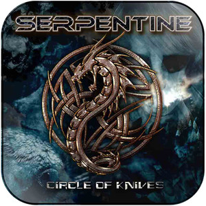 Serpentine Circle Of Knives Album Cover Sticker Serpentine Circle Of Knives Album Cover Sticker