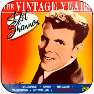 Del Shannon The Vintage Years Album Cover Sticker Del Shannon The Vintage Years Album Cover Sticker
