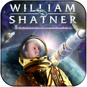 William Shatner Seeking Major Tom Album Cover Sticker