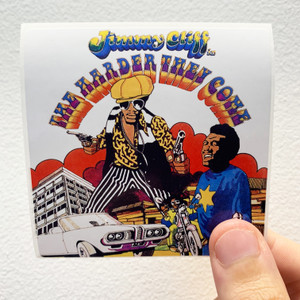 Jimmy Cliff The Harder They Come Original Soundtrack Album Cover Sticker