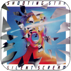 Shooting Star Silent Scream Album Cover Sticker Shooting Star Silent Scream Album Cover Sticker