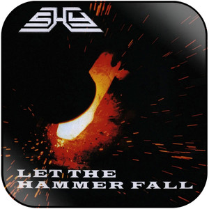 Shy Let The Hammer Fall Album Cover Sticker