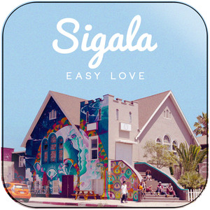 Sigala Easy Love Album Cover Sticker