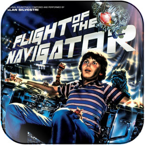 Alan Silvestri Flight Of The Navigator Album Cover Sticker Alan Silvestri Flight Of The Navigator Album Cover Sticker