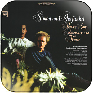 Simon and Garfunkel Parsley Sage Rosemary And Thyme Album Cover Sticker Simon and Garfunkel Parsley Sage Rosemary And Thyme Album Cover Sticker